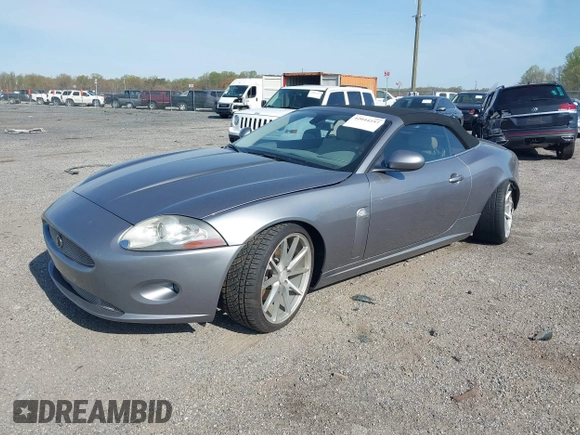 2007 Jaguar XK with VIN SAJWA44B075B11143, listed as a IAAI auction lot 42044257 with 122,842 mi miles. Bid and sale history available at carsss.com. Image 17.
