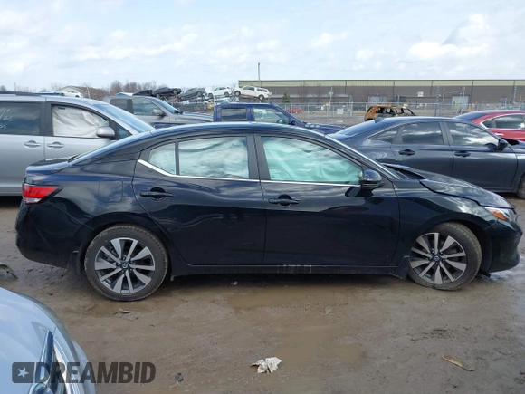 2020 Nissan Sentra SV with VIN 3N1AB8CV4LY235258, listed as a IAAI auction lot 41727034 with 55,779 mi miles. Bid and sale history available at carsss.com. Image 13.