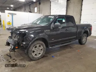 2015 Ford F-150 XLT with VIN 1FTEX1EP7FKF05432, listed as a Copart auction lot 60664805 with 165,509 mi miles and Salvage title. Bid and sale history available at DreamBid. Image 1.