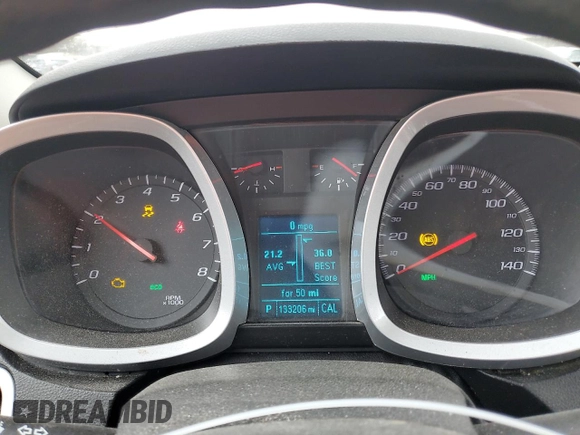2015 Chevrolet Equinox LS with VIN 2GNALAEK5F1116035, listed as a Copart auction lot 49844885 with 133,206 mi miles and Clean Title. Bid and sale history available at carsss.com. Image 9.