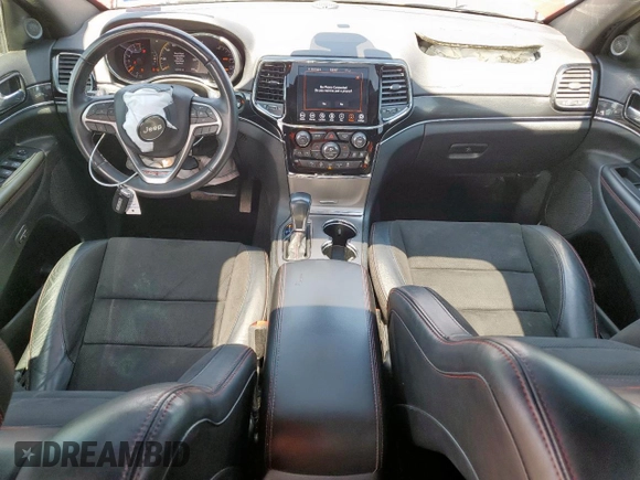 2020 Jeep Grand Cherokee Trailhawk with VIN 1C4RJFLGXLC116714, listed as a Copart auction lot 60298185 with 62,240 mi miles and Salvage title. Bid and sale history available at DreamBid. Image 8.