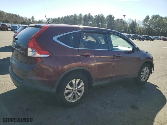 2013 Honda CR-V EX with VIN 5J6RM4H50DL043321, listed as a Copart auction lot 48206185 with 228,296 mi miles and Salvage Title. Bid and sale history available at carsss.com. Image 3.