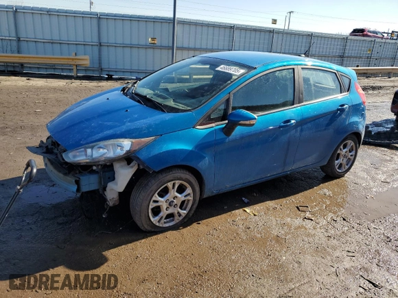 2016 Ford Fiesta SE with VIN 3FADP4EJ8GM125783, listed as a Copart auction lot 46689705 with 178,107 mi miles and Salvage Title. Bid and sale history available at DreamBid. Image 1.