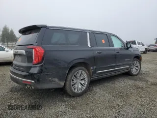 2021 GMC Yukon XL Denali with VIN 1GKS2JKL7MR175481, listed as a Copart auction lot 83849774 with 0 mi miles and Salvage Title. Bid and sale history available at carsss.com. Image 3.