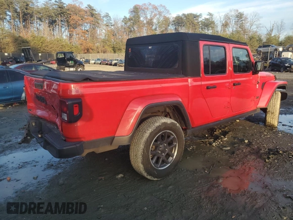 2022 Jeep Gladiator Willys с VIN 1C6JJTAM3NL162559, выставлен на аукционе Copart как лот 82410704 с пробегом 54 457 миль миль и Списание • Salvage title. История ставок и продаж доступна на DreamBid. Изображение 3.