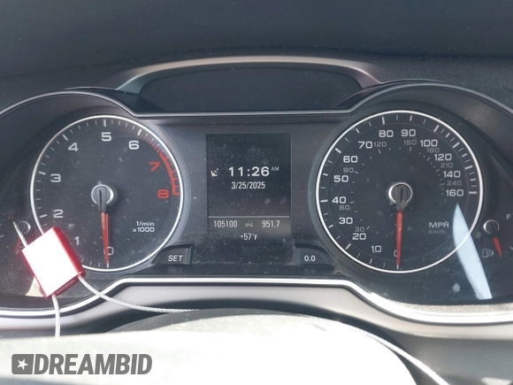 2014 Audi A4 Premium Plus z VIN WAUFFAFL6EN017277, wystawiony jako IAAI lot #41878643 z przebiegiem 105 100 mil mil oraz . Historia ofert i sprzedaży dostępna na DreamBid. Obrazek 7.