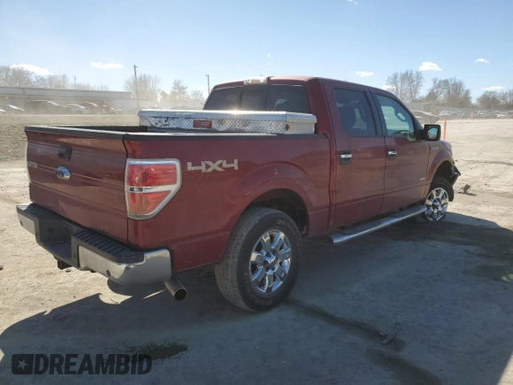 2014 Ford F-150 XL with VIN 1FTFW1ET2EKF14932, listed as a Copart auction lot 46474465 with 129,052 mi miles and Salvage Title. Bid and sale history available at carsss.com. Image 3.