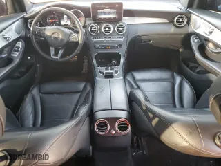 2019 Mercedes-Benz GLC with VIN WDC0J4KBXKF535110, listed as a Copart auction lot 43216615 with 105,050 mi miles and Salvage Title. Bid and sale history available at carsss.com. Image 8.