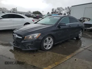 2016 Mercedes-Benz CLA with VIN WDDSJ4EBXGN339732, listed as a Copart auction lot 49112685 with 137,775 mi miles and Salvage Title. Bid and sale history available at carsss.com. Image 1.