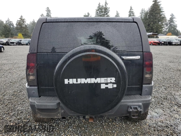 2008 Hummer H3 SUV Luxury with VIN 5GTEN13E188116088, listed as a Copart auction lot 78830404 with 168,244 mi miles and Salvage Title. Bid and sale history available at carsss.com. Image 6.