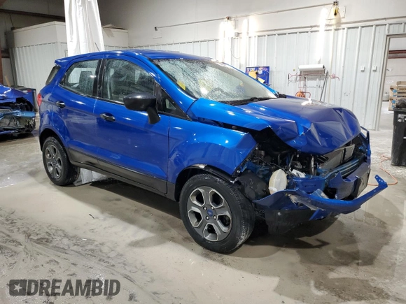 2020 Ford EcoSport S with VIN MAJ3S2FE1LC348968, listed as a Copart auction lot 54856325 with 47,112 mi miles and Salvage Title. Bid and sale history available at DreamBid. Image 4.