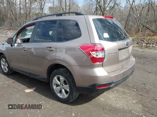 2015 Subaru Forester 2.5i Premium with VIN JF2SJADC9FH586208, listed as a IAAI auction lot 41929248 with 55,540 mi miles. Bid and sale history available at carsss.com. Image 3.
