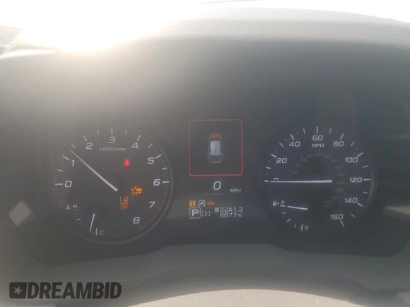 2024 Subaru Crosstrek with VIN JF2GUABC1R8295061, listed as a Copart auction lot 59364855 with 8,877 mi miles and Salvage title. Bid and sale history available at DreamBid. Image 9.