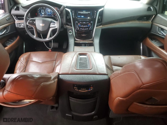 2018 Cadillac Escalade Premium Luxury with VIN 1GYS4CKJ3JR305195, listed as a Copart auction lot 43159425 with 147,077 mi miles and Salvage Title. Bid and sale history available at carsss.com. Image 8.