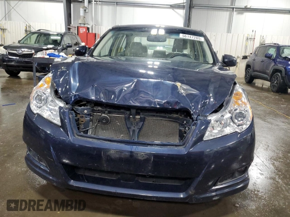 2012 Subaru Legacy Limited with VIN 4S3BMCK69C3017656, listed as a Copart auction lot 56147285 with 99,631 mi miles and Salvage title. Bid and sale history available at DreamBid. Image 5.