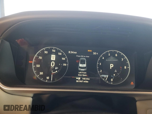 2017 Land Rover Range Rover Sport with VIN SALWR2FE1HA125232, listed as a Copart auction lot 81895764 with 61,947 mi miles and Salvage Title. Bid and sale history available at DreamBid. Image 9.