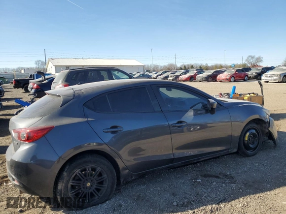 2014 Mazda 3 i Sport with VIN JM1BM1K7XE1186810, listed as a Copart auction lot 42239495 with 136,947 mi miles and Salvage Title. Bid and sale history available at DreamBid. Image 3.