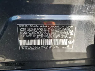 2010 Lexus IS 250 with VIN JTHCF5C21A5039768, listed as a Copart auction lot 62135085 with 157,726 mi miles and Clean title. Bid and sale history available at DreamBid. Image 12.