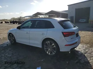 2020 Audi SQ5 Prestige with VIN WA1C4AFY8L2120037, listed as a Copart auction lot 76783834 with 42,203 mi miles and Salvage Title. Bid and sale history available at DreamBid. Image 2.