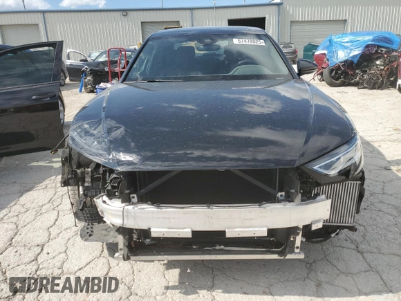 2022 Audi A8 with VIN WAULDAF89NN006262, listed as a Copart auction lot 57478025 with 13,020 mi miles and Salvage title. Bid and sale history available at DreamBid. Image 5.