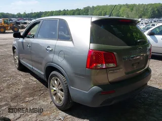 2011 Kia Sorento EX with VIN 5XYKU4A20BG027684, listed as a IAAI auction lot 42094876 with 1 mi miles. Bid and sale history available at carsss.com. Image 3.