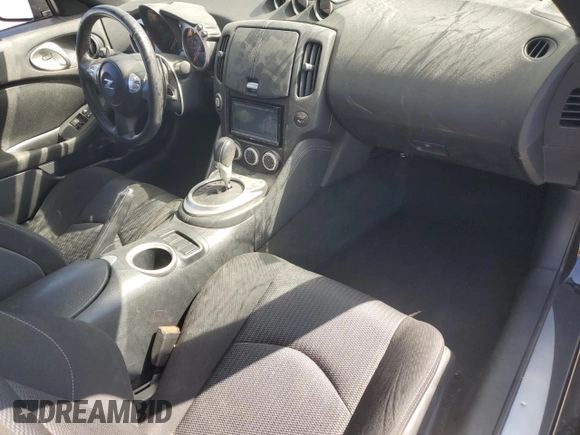 2015 Nissan 370Z with VIN JN1AZ4EH8FM444456, listed as a Copart auction lot 67407134 with 58,513 mi miles and Salvage Title. Bid and sale history available at carsss.com. Image 8.