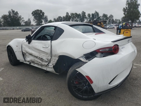 2020 Mazda MX-5 Miata Club with VIN JM1NDAL75L0417028, listed as a Copart auction lot 59763615 with Not provided miles and Salvage title. Bid and sale history available at DreamBid. Image 2.
