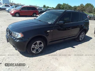 2006 BMW X3 3.0i with VIN WBXPA934X6WD27211, listed as a IAAI auction lot 34419336 with 162,597 mi miles and . Bid and sale history available at DreamBid. Image 2.