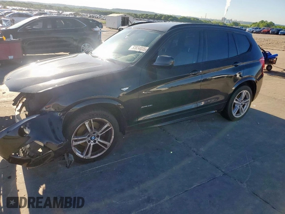 2014 BMW X3 xDrive35i z VIN 5UXWX7C5XE0E76111, wystawiony jako Copart lot #53834855 z przebiegiem 117 218 mil mil oraz Szkoda całkowita • Salvage title. Historia ofert i sprzedaży dostępna na DreamBid. Obrazek 1.