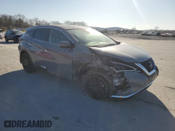 2024 Nissan Murano SL with VIN 5N1AZ2CJ8RC110814, listed as a Copart auction lot 48553325 with 30,063 mi miles and Salvage title. Bid and sale history available at DreamBid. Image 4.