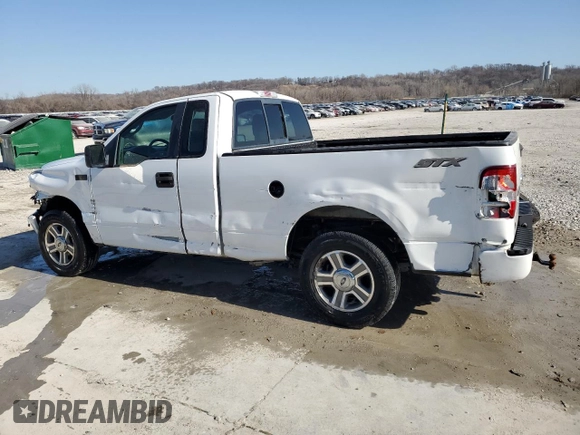 2008 Ford F-150 XL with VIN 1FTRF12W68KE15062, listed as a Copart auction lot 48682365 with 141,789 mi miles and Salvage title. Bid and sale history available at DreamBid. Image 2.