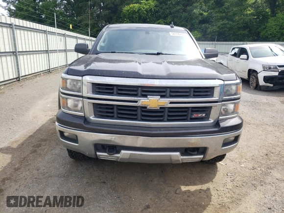 2015 Chevrolet Silverado 1500 LT with VIN 3GCUKREC0FG509688, listed as a Copart auction lot 54199185 with 0 mi miles and Salvage Title. Bid and sale history available at carsss.com. Image 5.