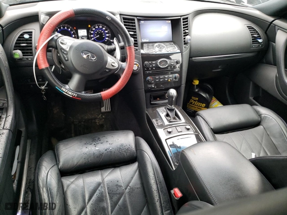 2016 Infiniti QX70 with VIN JN8CS1MW4GM751198, listed as a Copart auction lot 81476843 with 74,221 mi miles. Bid and sale history available at carsss.com. Image 8.