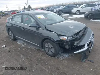 2022 Hyundai Ioniq SE with VIN KMHC75LC1NU285671, listed as a IAAI auction lot 41362786 with 50,247 mi miles and . Bid and sale history available at DreamBid. Image 1.