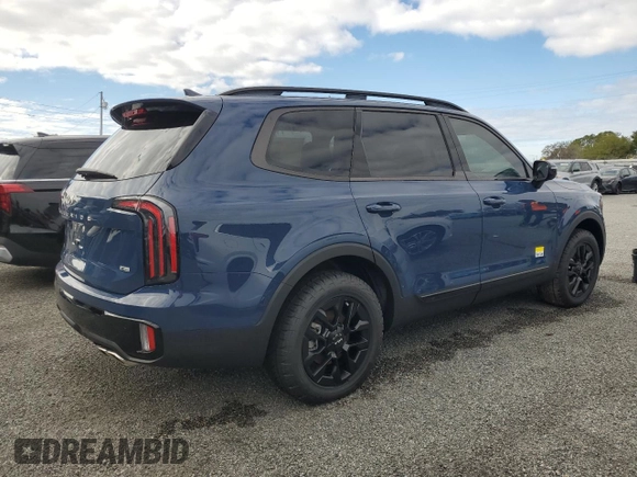 2024 Kia Telluride SX X-Line with VIN 5XYP5DGC7RG452025, listed as a Copart auction lot 81028764 with Not Provided miles and Salvage Title. Bid and sale history available at carsss.com. Image 3.