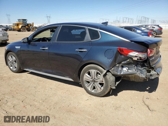 2017 Kia Optima Hybrid EX with VIN KNAGU4LEXH5015229, listed as a Copart auction lot 75258154 with 118,130 mi miles and Salvage Title. Bid and sale history available at carsss.com. Image 2.