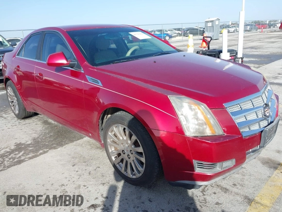 2008 Cadillac CTS RWD w/1SB with VIN 1G6DR57V980186691, listed as a IAAI auction lot 41723161 with 193,476 mi miles. Bid and sale history available at carsss.com. Image 1.