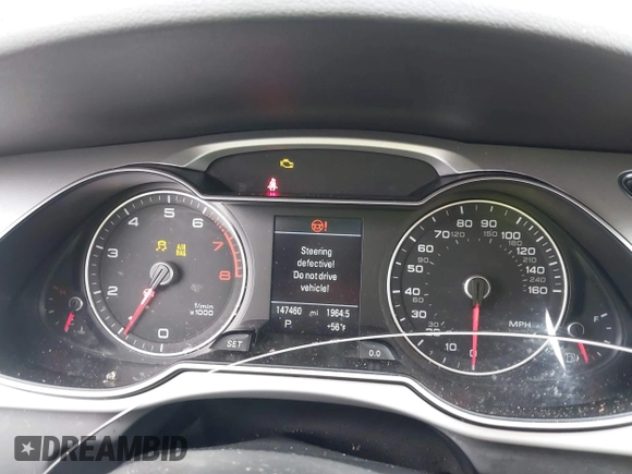 2016 Audi A4 Premium Plus with VIN WAUFFAFL2GN004089, listed as a IAAI auction lot 41553372 with 147,460 mi miles. Bid and sale history available at carsss.com. Image 7.