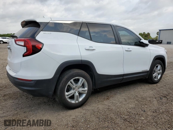 2024 GMC Terrain SLE with VIN 3GKALMEG1RL268701, listed as a Copart auction lot 55166565 with 9,849 mi miles and Salvage title. Bid and sale history available at DreamBid. Image 3.