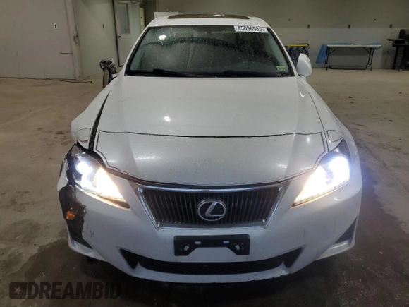 2012 Lexus IS 250 with VIN JTHCF5C22C5053701, listed as a Copart auction lot 45096585 with 194,234 mi miles and Salvage title. Bid and sale history available at DreamBid. Image 5.