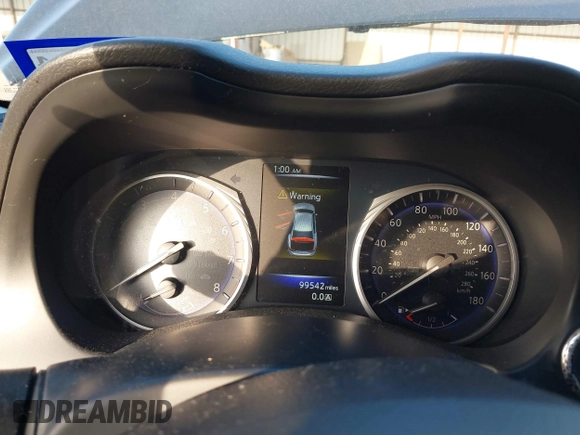 2017 Infiniti Q50 2.0t with VIN JN1CV7AP6HM642216, listed as a IAAI auction lot 41362110 with 99,542 mi miles and . Bid and sale history available at carsss.com. Image 7.