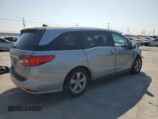 2019 Honda Odyssey EX with VIN 5FNRL6H5XKB110737, listed as a Copart auction lot 62190115 with 82,539 mi miles and Salvage title. Bid and sale history available at DreamBid. Image 3.