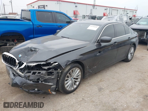 2021 BMW 5 Series 530i xDrive with VIN WBA13BJ09MWX25425, listed as a IAAI auction lot 41536891 with 69,688 mi miles and . Bid and sale history available at carsss.com. Image 17.