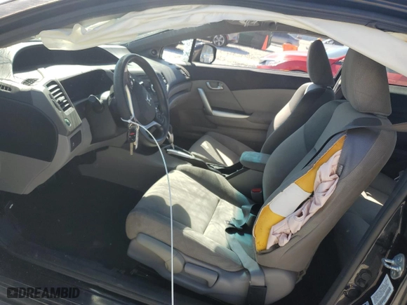 2012 Honda Civic Cpe EX with VIN 2HGFG3B81CH526407, listed as a Copart auction lot 47015825 with 206,345 mi miles and Salvage Title. Bid and sale history available at carsss.com. Image 7.