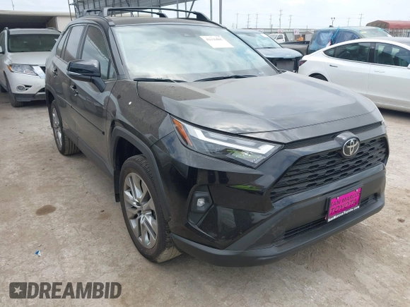 2025 Toyota RAV4 XLE Premium with VIN 2T3C1RFV9SC323495, listed as a IAAI auction lot 42136805 with 947 mi miles and . Bid and sale history available at DreamBid. Image 1.