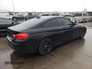 2015 BMW 4 Series 428i with VIN WBA3N7C55FK223126, listed as a Copart auction lot 43506625 with 111,540 mi miles and Salvage title. Bid and sale history available at DreamBid. Image 3.