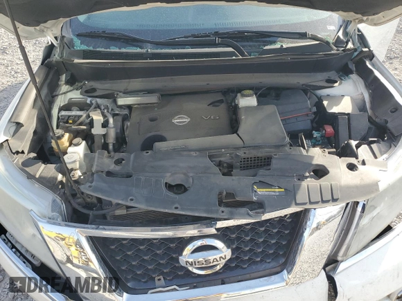 2016 Nissan Pathfinder SV with VIN 5N1AR2MN6GC645865, listed as a Copart auction lot 49036805 with 120,170 mi miles and Salvage Title. Bid and sale history available at carsss.com. Image 14.