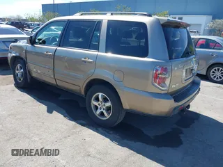 2008 Honda Pilot EX-L with VIN 5FNYF18758B012974, listed as a IAAI auction lot 41884153 with 112,165 mi miles and . Bid and sale history available at DreamBid. Image 3.