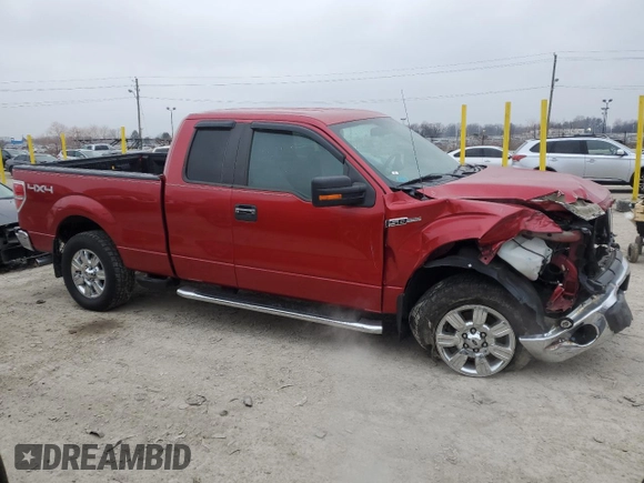 2012 Ford F-150 XL with VIN 1FTFX1EF2CFB41498, listed as a Copart auction lot 45022205 with 90,190 mi miles and Salvage Title. Bid and sale history available at carsss.com. Image 4.