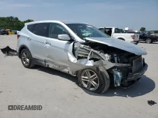 2018 Hyundai Santa Fe 2.4L z VIN 5XYZTDLB5JG551524, wystawiony jako Copart lot #57170985 z przebiegiem 139 248 mil mil oraz Szkoda całkowita • Salvage title. Historia ofert i sprzedaży dostępna na DreamBid. Obrazek 4.